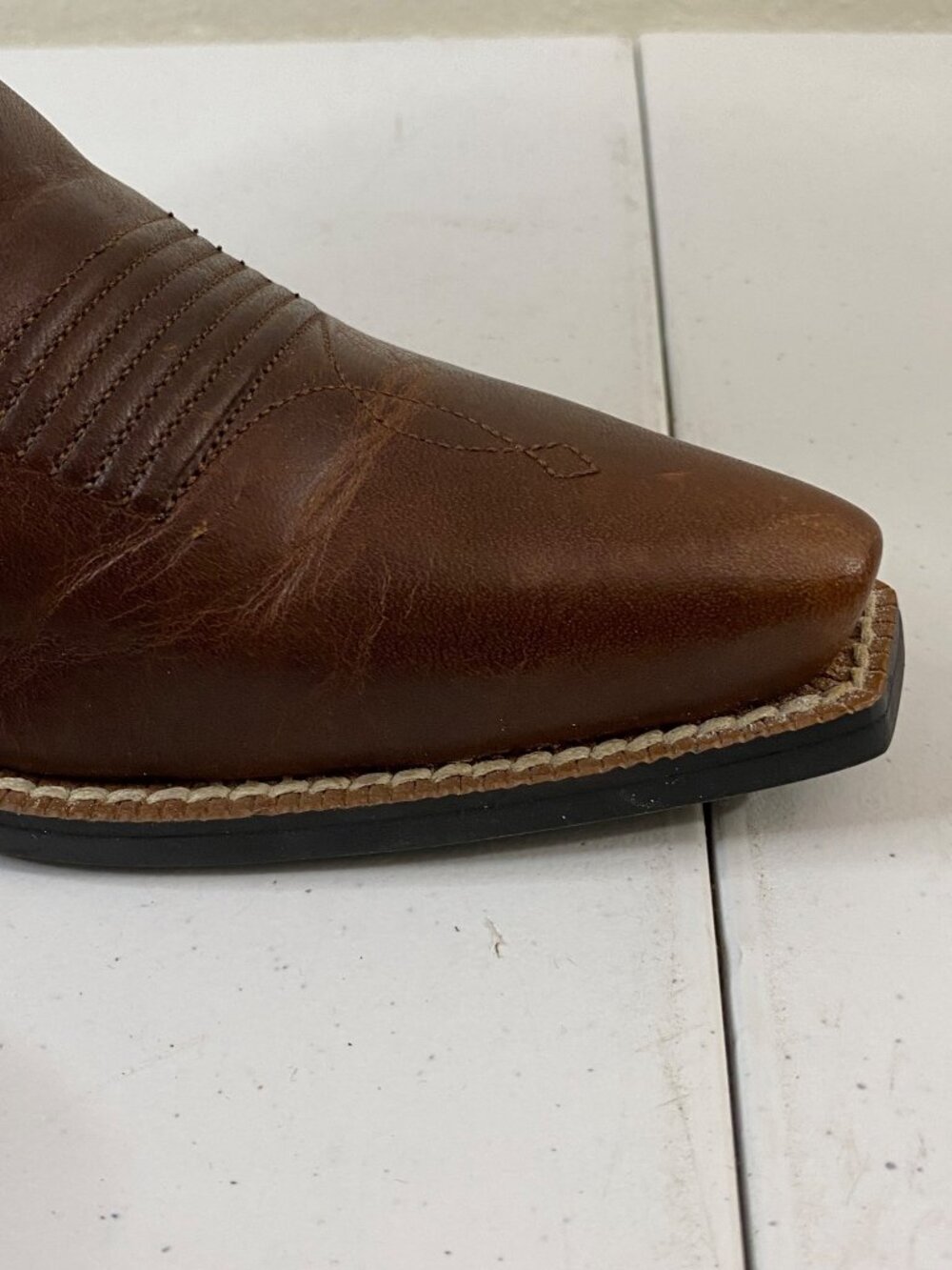 Ariat Cowgirl Boots Women 7C Brown Leather Embroidered Style 10005908 - Picture 6 of 16